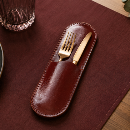 Estuche premium porta cubiertos, funda guarda cubiertos de Lujo mod 201 Pull Shedron