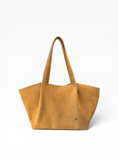 Bolso Oversized Tote Bag mod Bulgaria *Nobuk Claro*