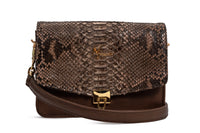 Bolso Crossbody  Marruecos 🐍 (Café Bi-tono)