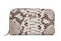 Cartera para Dama en Piel Genuina de 🐍 (Natural)