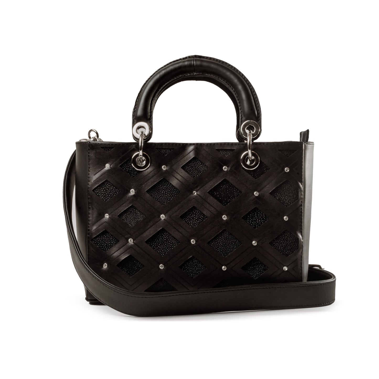 Bolso Tipo kelly mod. Viena Mantarraya Laser