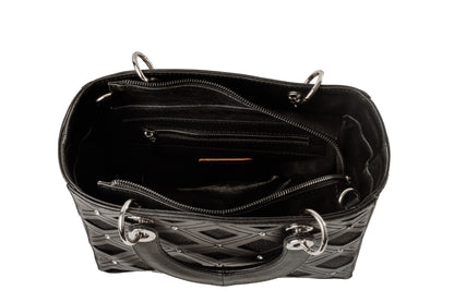 Bolso Tipo kelly mod. Viena Mantarraya Laser