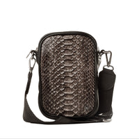 Bandolera Mini Celular Piel Piton Bitóno