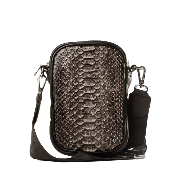 Bandolera Mini Celular Piel Piton Bitóno