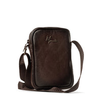 Bandolera Mini Celular Pie flother sombreado café
