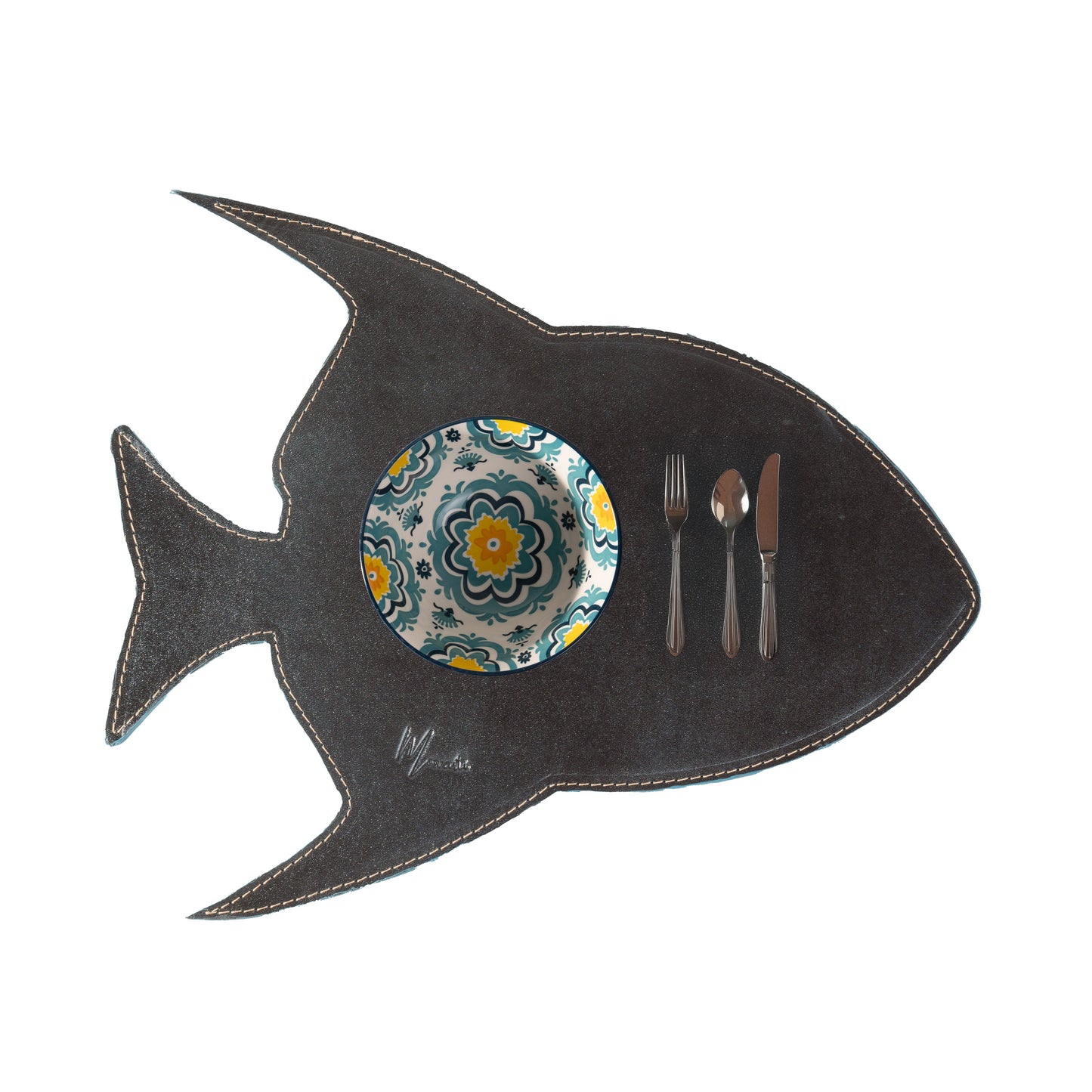 Manteleta rígida pescado| Plato base, salvamanteles figura  pez