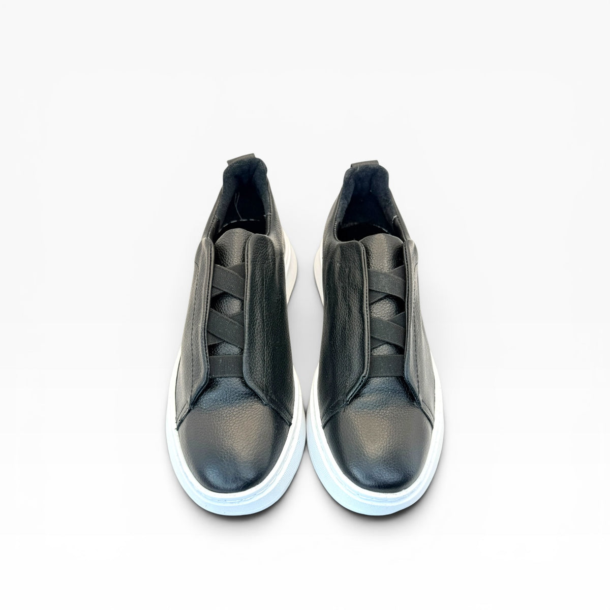 Tenis sSneakers piel genuina slip on mod 51003 Negro - mosvartimxTenis sSneakers piel genuina slip on mod 51003 Negro