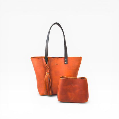 Tote Cuero Praga Plus+ Doble Vista