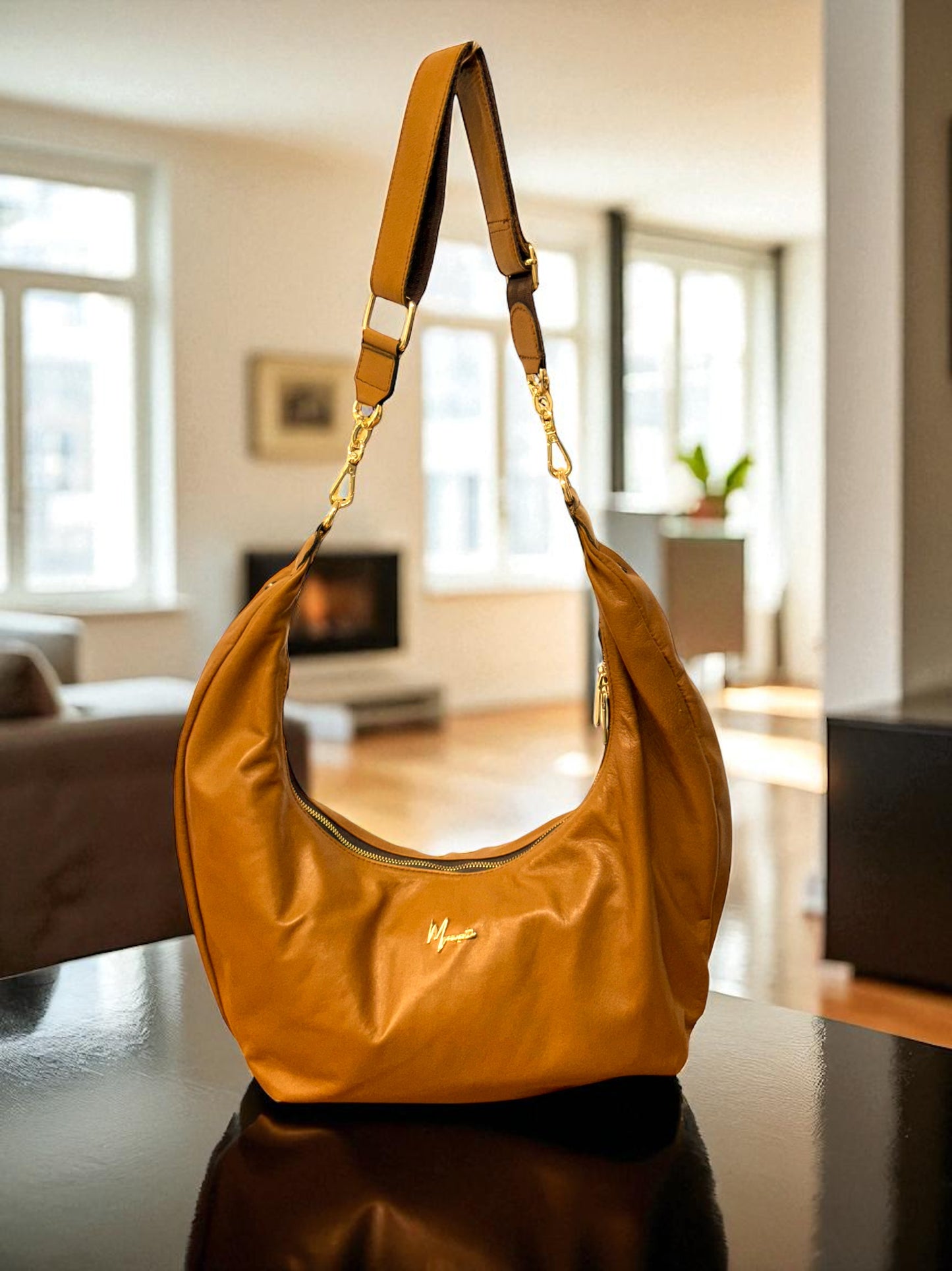 Bolso Mod Colombia asa Ajustable (Miel)