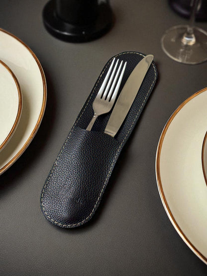 Estuche premium porta cubiertos, funda guarda cubiertos de Lujo mod 201