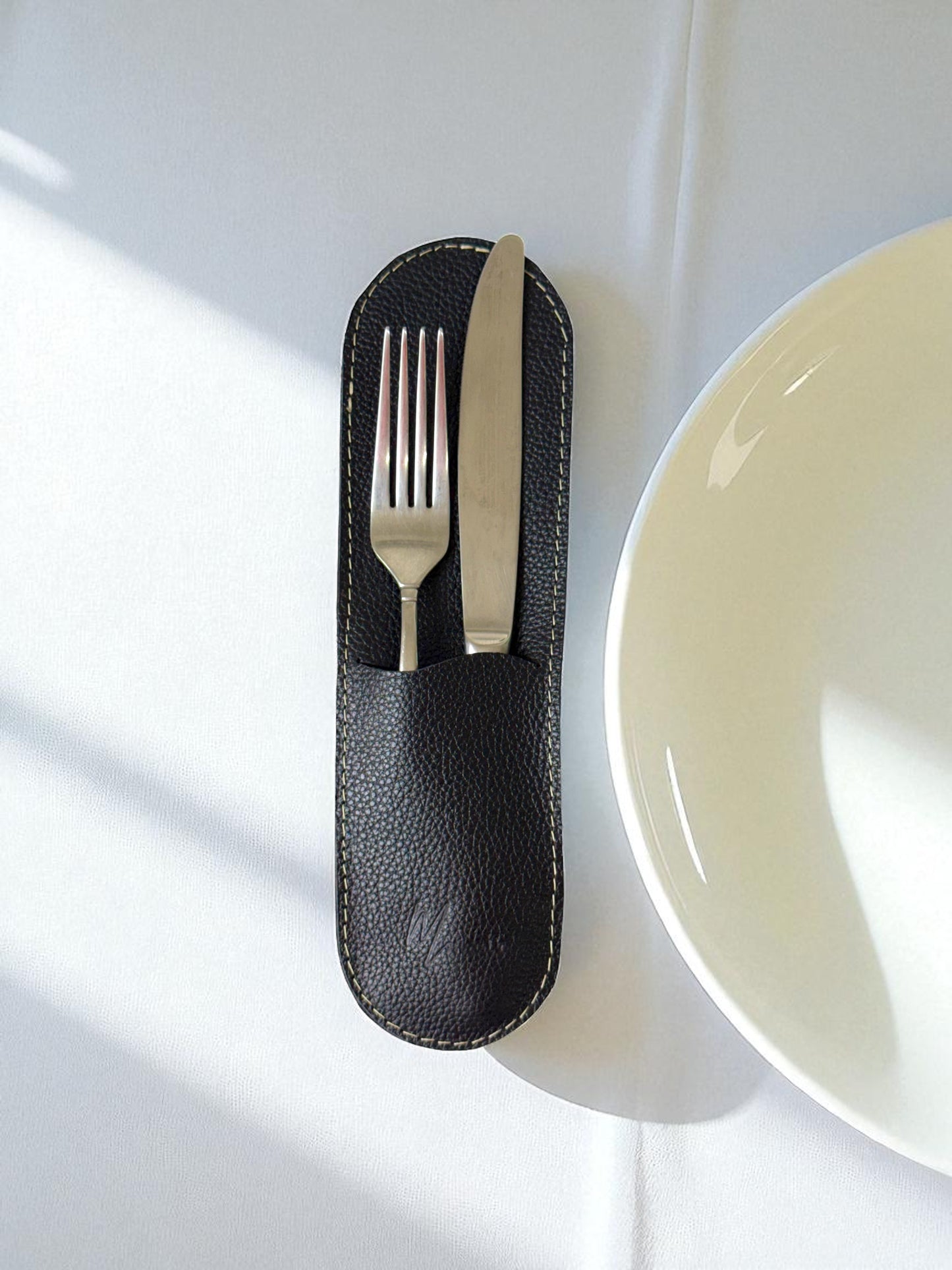 Estuche premium porta cubiertos, funda guarda cubiertos de Lujo mod 201