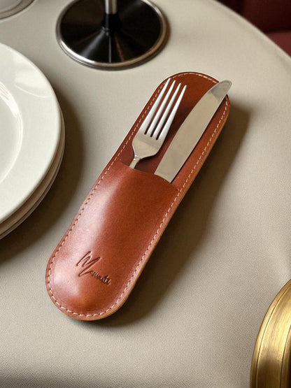 Estuche premium porta cubiertos, funda guarda cubiertos de Lujo mod 201