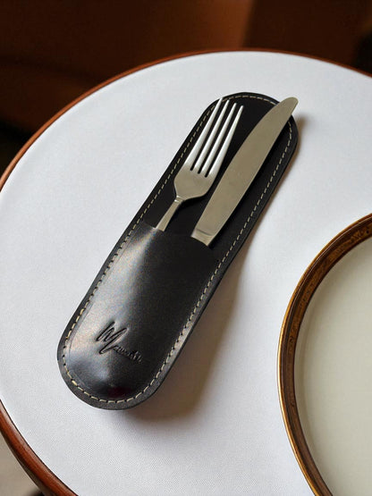 Estuche premium porta cubiertos, funda guarda cubiertos de Lujo mod 201