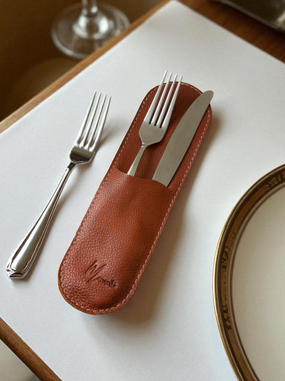 Estuche premium porta cubiertos, funda guarda cubiertos de Lujo mod 201