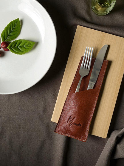 Estuche premium porta cubiertos, funda guarda cubiertos de Lujo mod 101