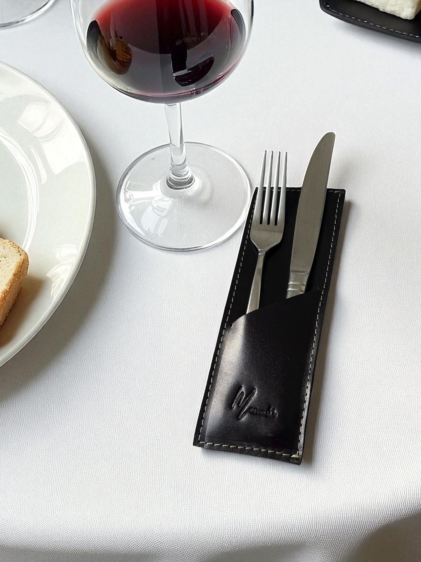 Estuche premium porta cubiertos, funda guarda cubiertos de Lujo mod 101