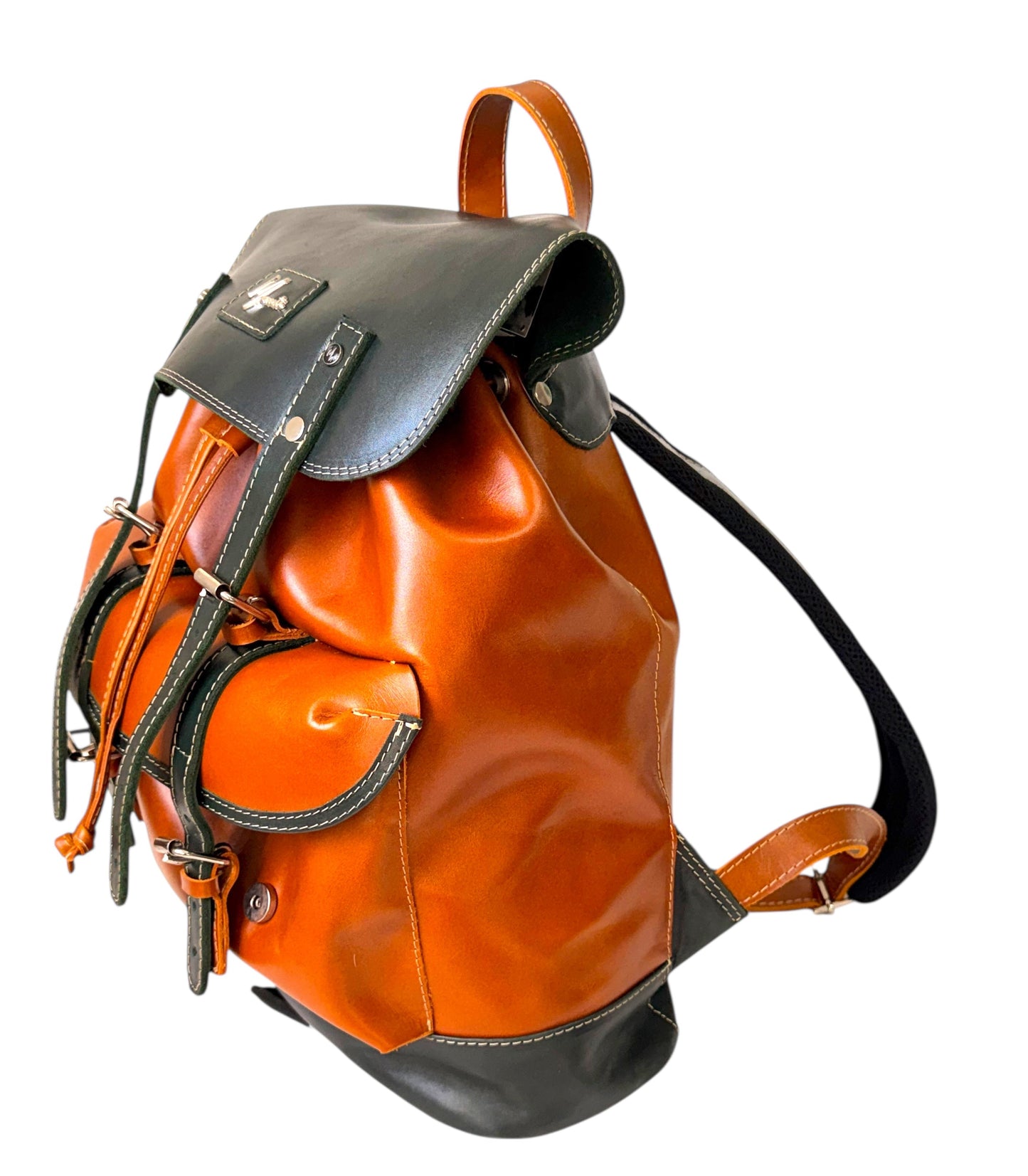 Mochila De Cuero Mod Canadá