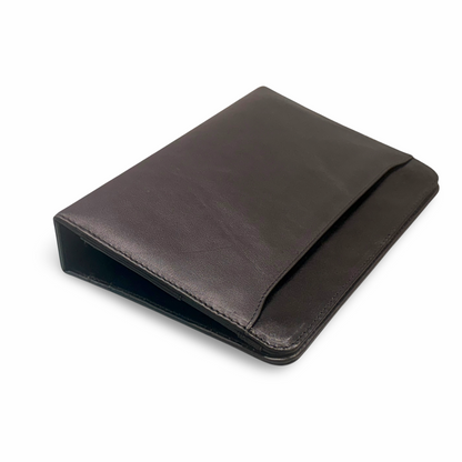 Carpeta ejecutiva con broche media carta cuero (Solo mayoreo)