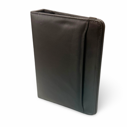 Carpeta ejecutiva con broche media carta cuero (Solo mayoreo)