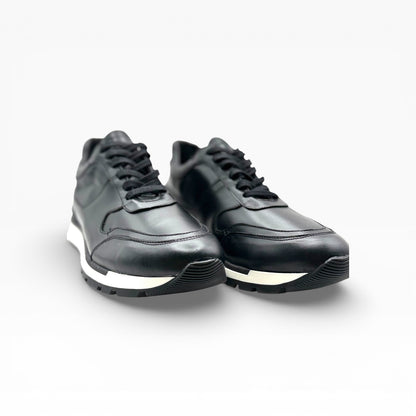 Sneakers casual cuero mod 9100 Negro