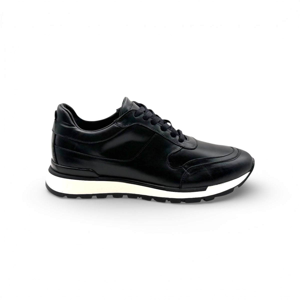 Sneakers casual cuero mod 9100 Negro