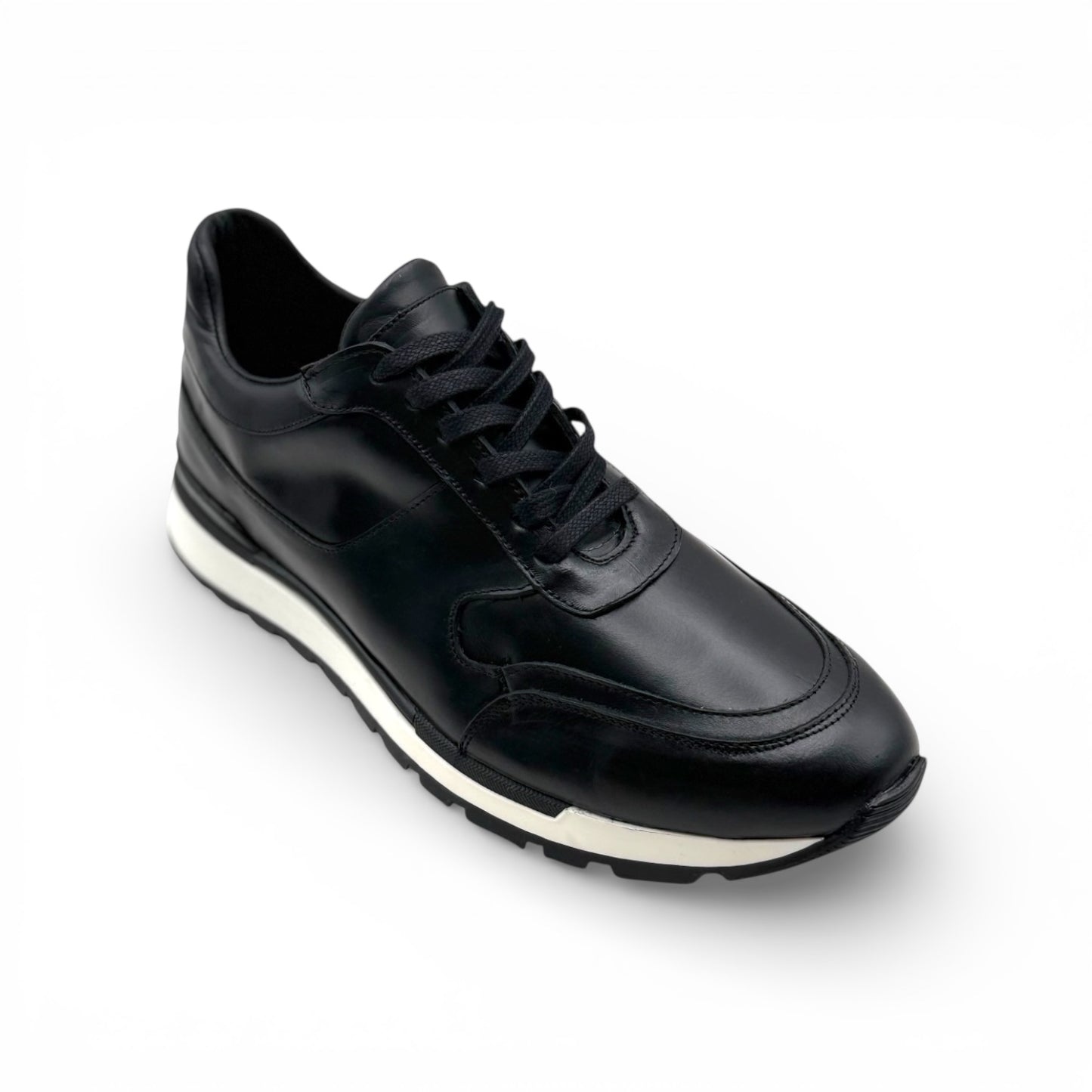Sneakers casual cuero mod 9100 Negro