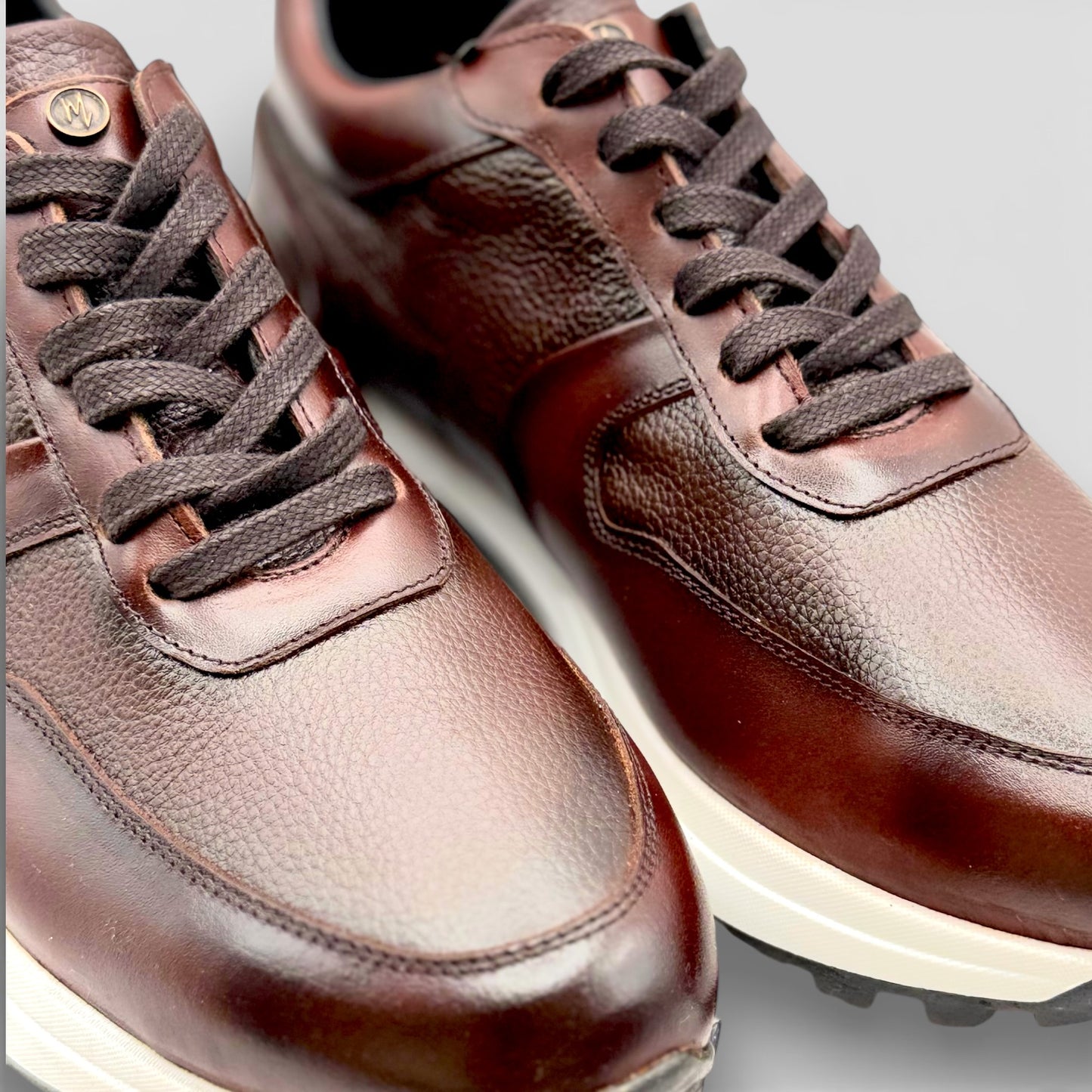 Tenis sneakers Mosvarti cuero Mod 4002 Roble
