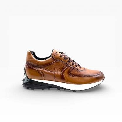 Tenis sneakers Mosvarti cuero Mod 4002 Miel