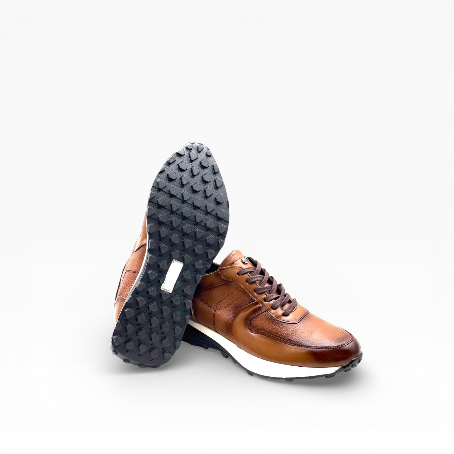 Tenis sneakers Mosvarti cuero Mod 4002 Miel