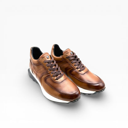 Tenis sneakers Mosvarti cuero Mod 4002 Miel