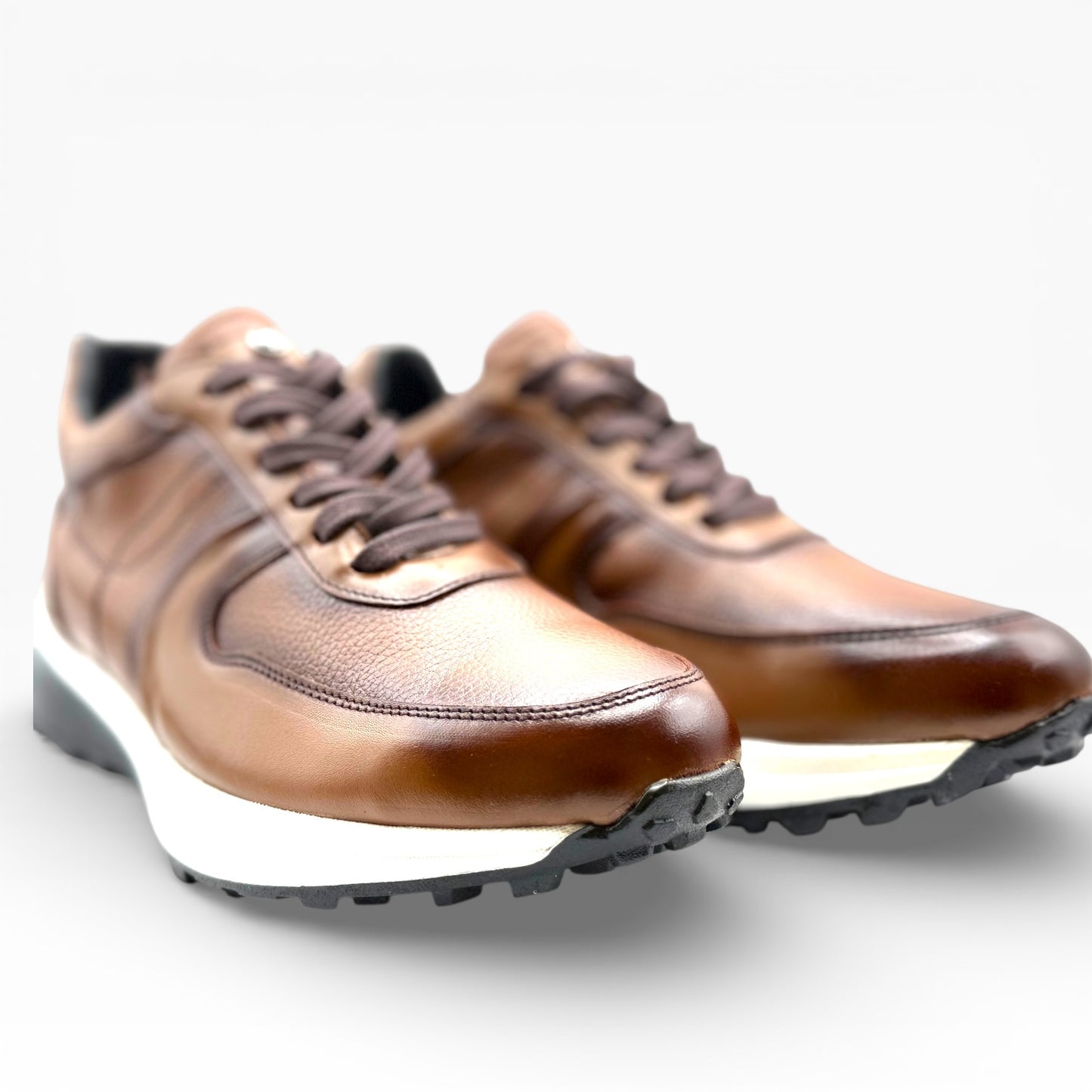 Tenis sneakers Mosvarti cuero Mod 4002 Miel