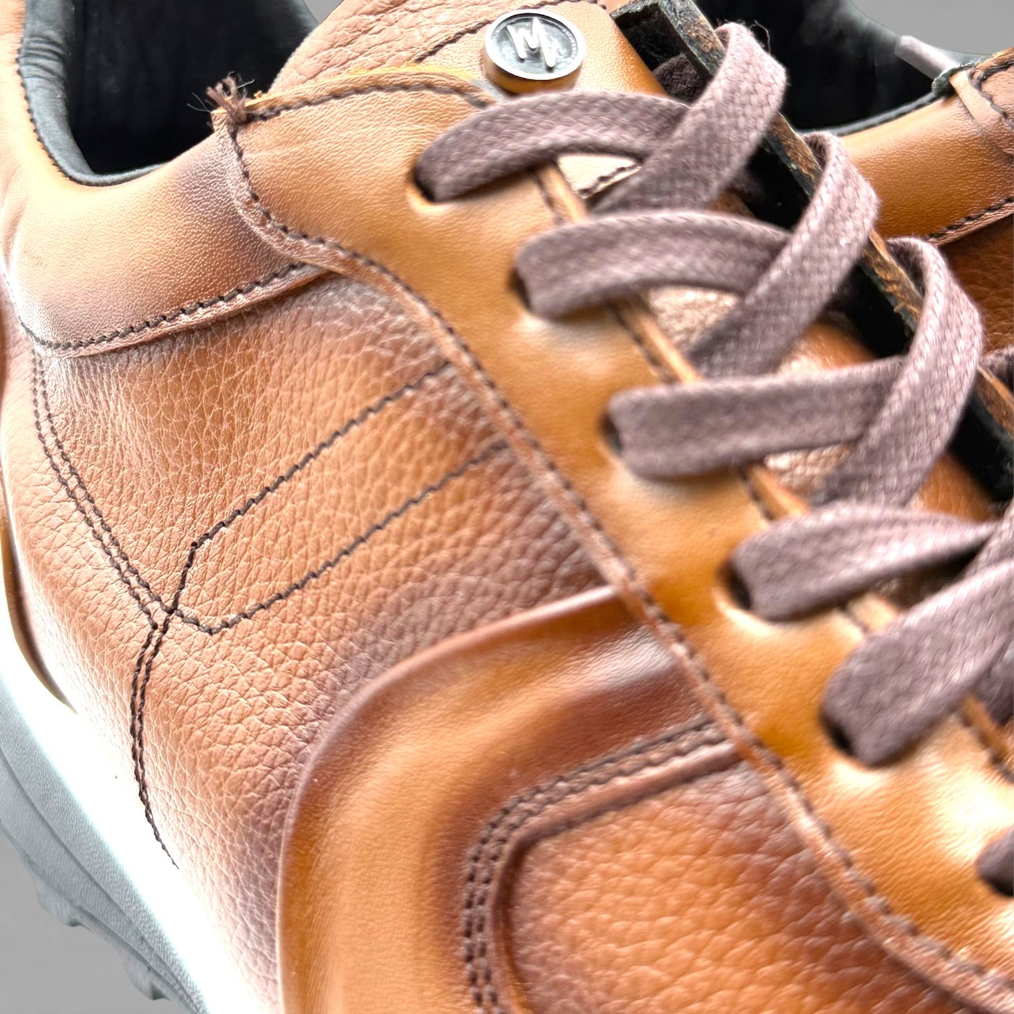 Tenis sneakers Mosvarti cuero Mod 4002 Miel