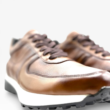 Tenis sneakers Mosvarti cuero Mod 4002 Miel