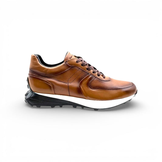 Tenis sneakers Mosvarti cuero Mod 4002 Miel