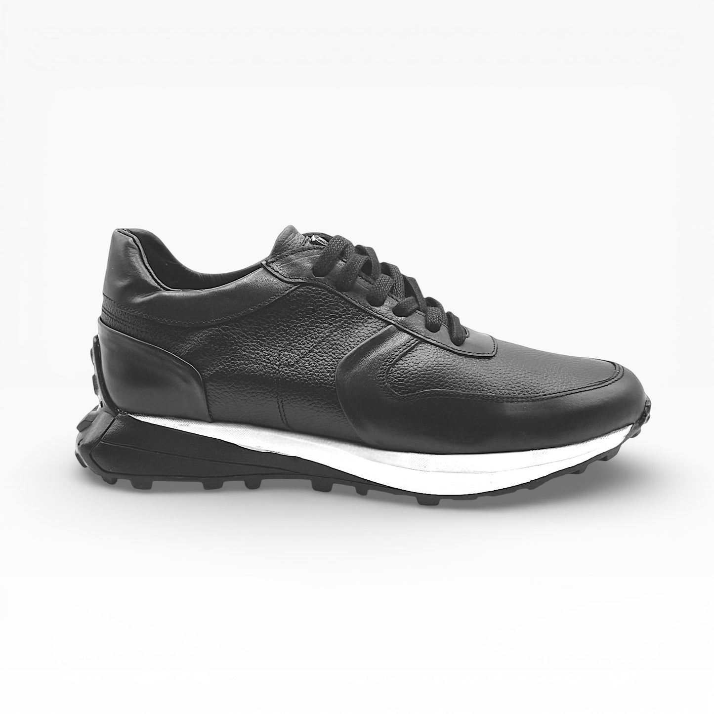 Tenis sneakers Mosvarti cuero Mod 4002 Negro