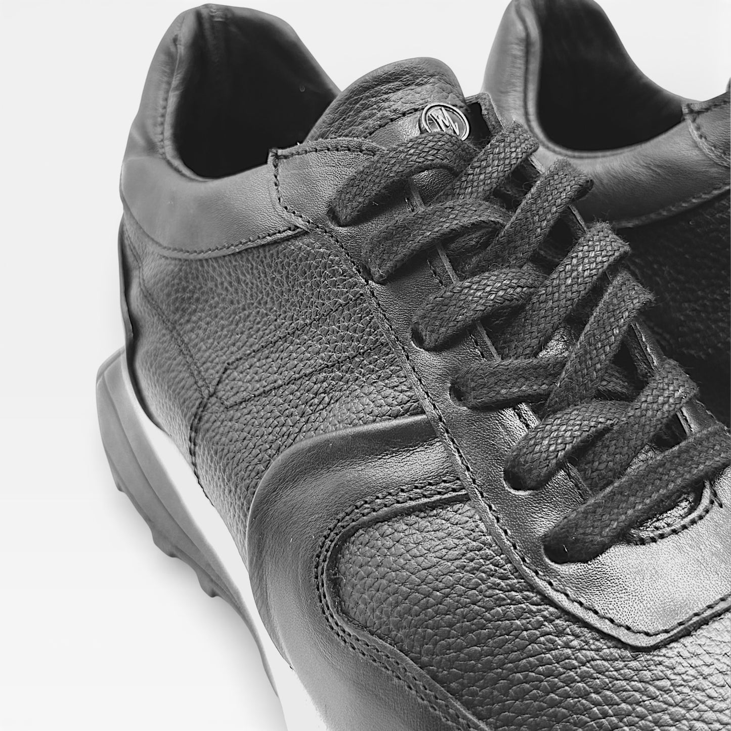 Tenis sneakers Mosvarti cuero Mod 4002 Negro
