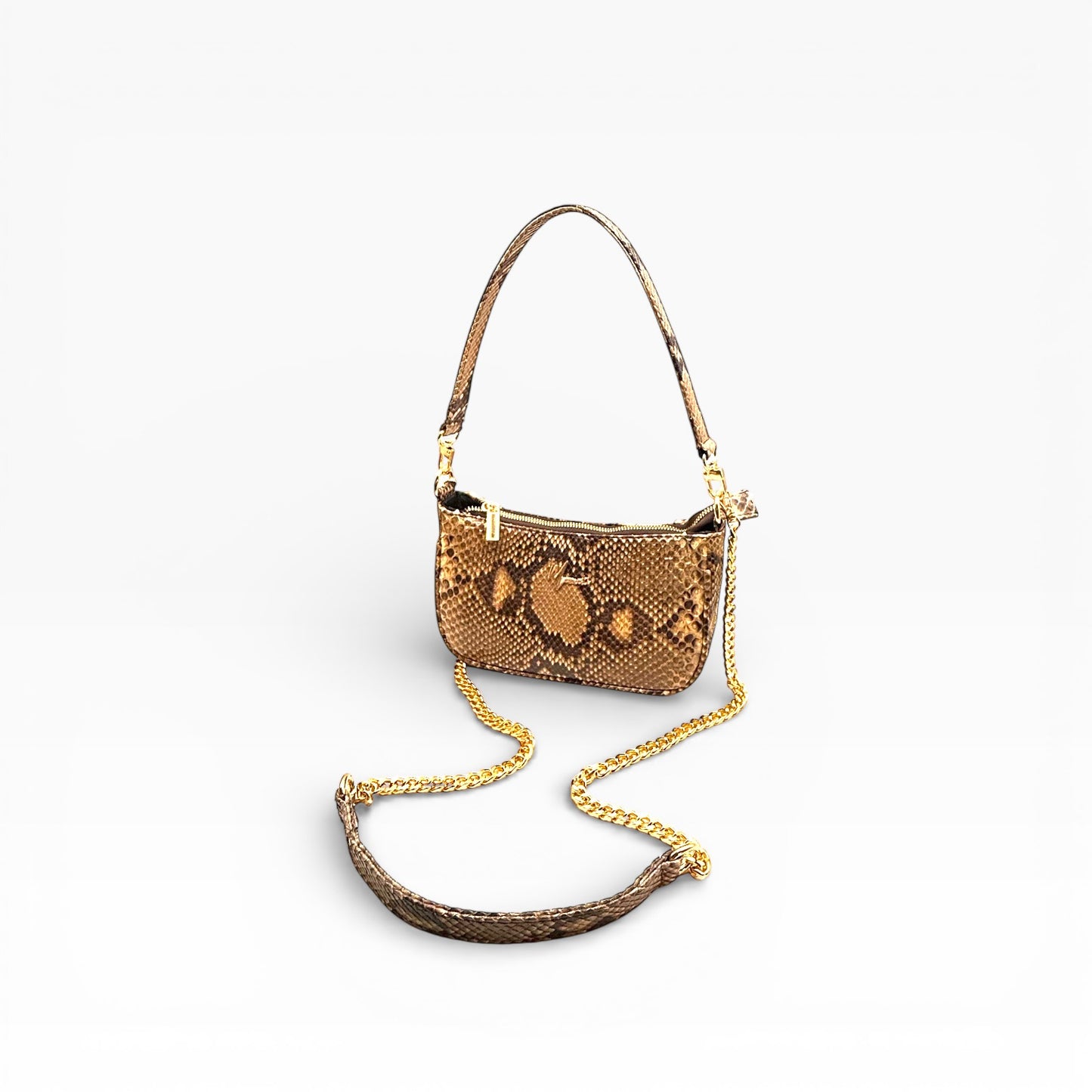 Bolso cross body  Mini Mod Aranza Plus+ Pitón Bitono