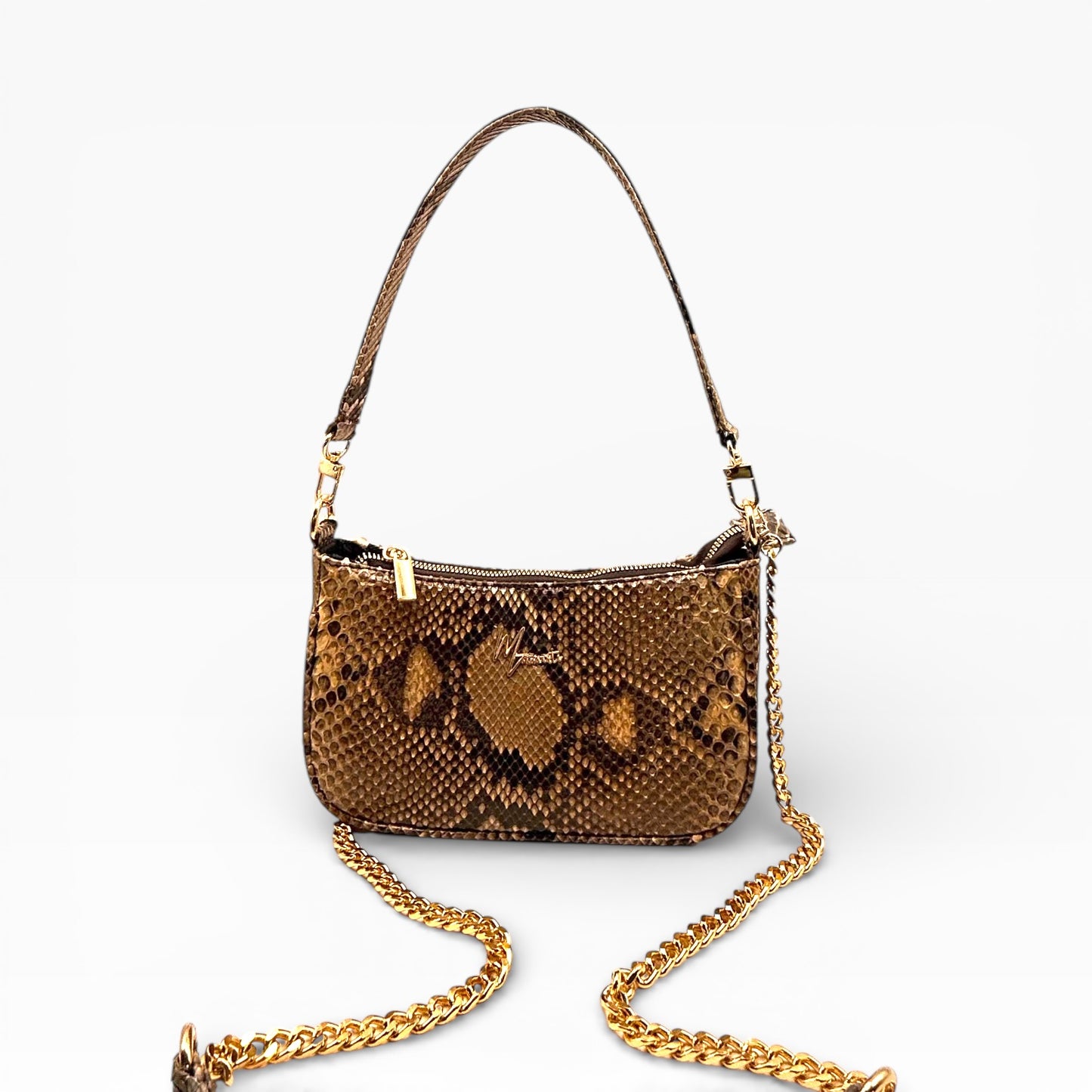 Bolso cross body  Mini Mod Aranza Plus+ Pitón Bitono