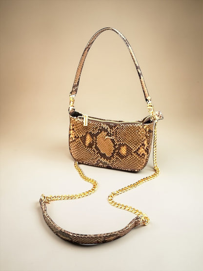 Bolso cross body  Mini Mod Aranza Plus+ Pitón Bitono