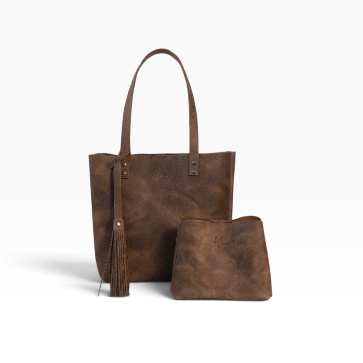 Bolsa Dama Tote 100% Piel Mod. Praga *Crazy Café* + 💄Cosmetiquera 👝 Gratis!! - MosvartiBolsa Dama Tote 100% Piel Mod. Praga *Crazy Café* + 💄Cosmetiquera 👝 Gratis!!