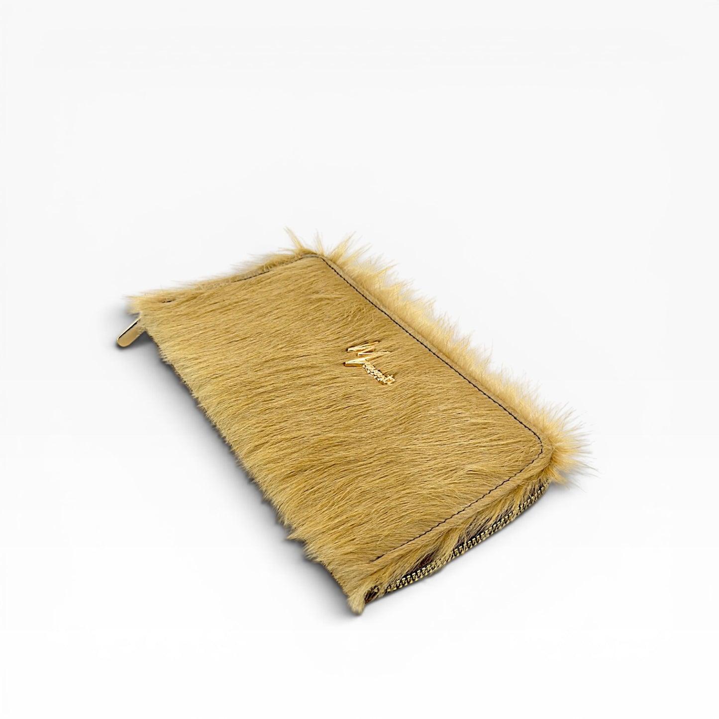 Cartera para Dama en Piel  res pelo res *Camel*