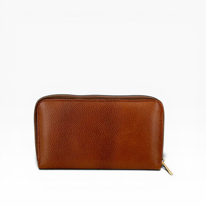 Cartera para Dama en Piel Genuina de Pitón  Cafe Bitono 🐍