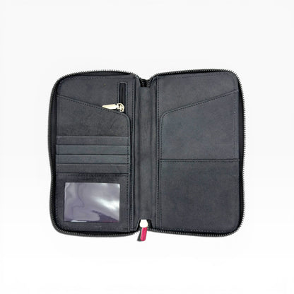 Cartera para Dama en Piel  res pelo no nato *Negro*