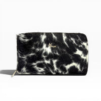 Cartera para Dama en Piel pelo res *pinto *