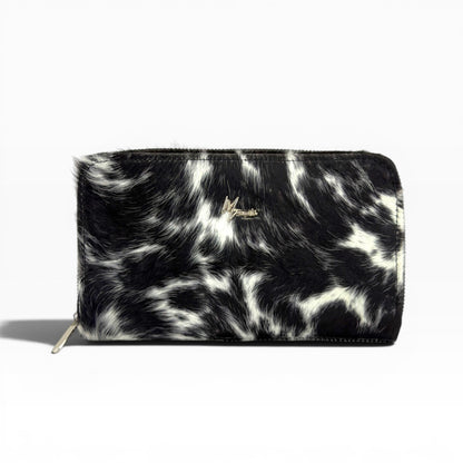 Cartera para Dama en Piel pelo res *pinto *