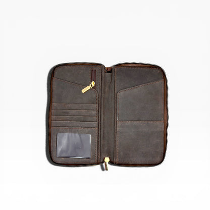 Cartera para Dama en Piel Krakelada