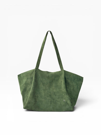 Bolso Oversized Tote Bag mod Bulgaria *Nobuk Verde*