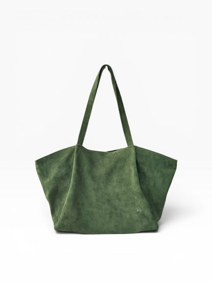 Bolso Oversized Tote Bag mod Bulgaria *Nobuk Verde*
