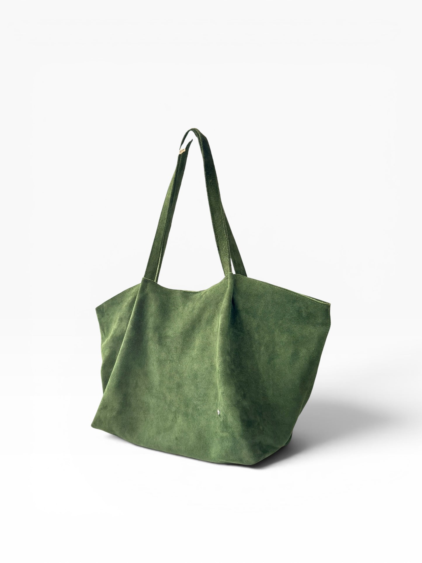 Bolso Oversized Tote Bag mod Bulgaria *Nobuk Verde*
