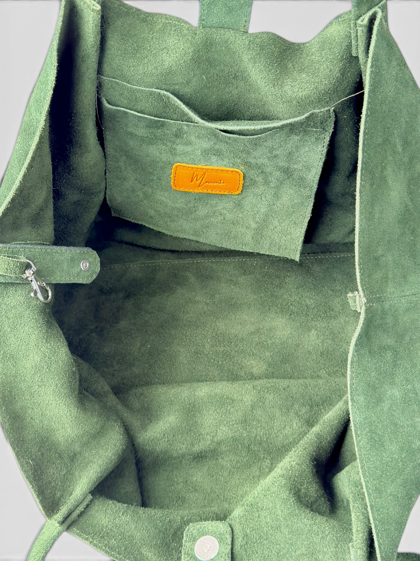 Bolso Oversized Tote Bag mod Bulgaria *Nobuk Verde*